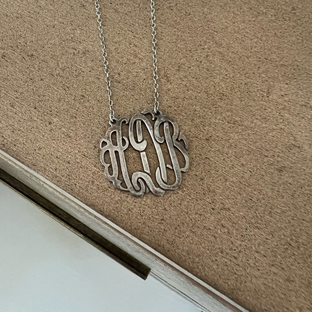 Initial necklace